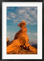 Sunset On Balancing Rock, Nevada Fine Art Print