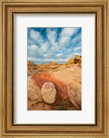 Early Morning Clouds And Colorful Rock Formations, Nevada Fine Art Print