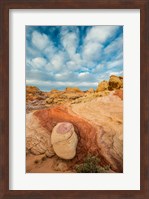 Early Morning Clouds And Colorful Rock Formations, Nevada Fine Art Print