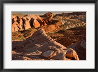 Fire Wave At Sunset, Valley Of Fire State Park, Nevada Fine Art Print