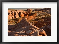 Fire Wave At Sunset, Valley Of Fire State Park, Nevada Fine Art Print