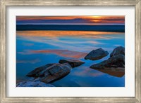 Rocky Seashore Of Cape May, New Jersey Fine Art Print