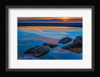 Rocky Seashore Of Cape May, New Jersey Fine Art Print
