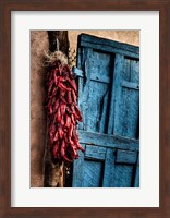 Hanging Chili Peppers, New Mexico Fine Art Print
