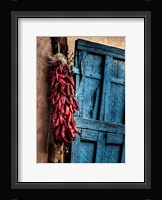 Hanging Chili Peppers, New Mexico Fine Art Print