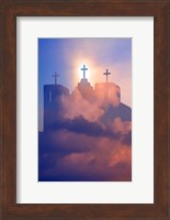 Heavenly Church With Clouds, New Mexico Fine Art Print
