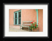 Exterior Of An Adobe Building, Taos, New Mexico Fine Art Print