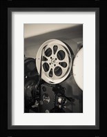Vintage Film Projector At The Kimo Theater, New Mexico Fine Art Print