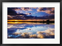 Wetlands At Sunrise, Bosque Del Apache National Wildlife Refuge, New Mexico Fine Art Print