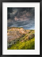 Thunderstorm Approach On The Dakota Prairie Fine Art Print