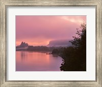 Fog Along The Columbia River, Oregon Fine Art Print