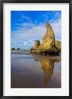 The Wizard's Hat Formation At Bandon Beach, Oregon Fine Art Print