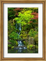 Heavenly Falls, Portland Japanese Garden, Oregon Fine Art Print