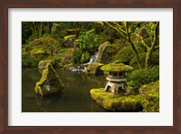 Portland Japanese Garden Pond, Oregon Fine Art Print