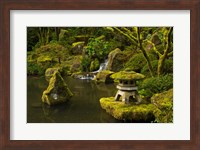 Portland Japanese Garden Pond, Oregon Fine Art Print