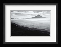 Smoke In The Hood River Valley, Oregon (BW) Fine Art Print