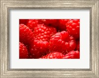 Close-Up Of Fresh Raspberries Fine Art Print