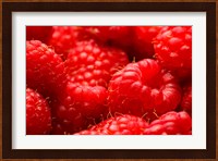 Close-Up Of Fresh Raspberries Fine Art Print