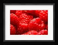 Close-Up Of Fresh Raspberries Fine Art Print