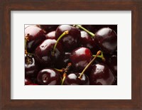 Close-Up Of Fresh Cherries Fine Art Print