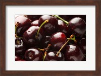 Close-Up Of Fresh Cherries Fine Art Print