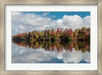 Autumn Lake Reflection Of Ricketts Glen State Park, Pennsylvania Fine Art Print