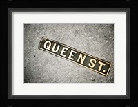 Queen St Sign, Charleston, South Carolina Fine Art Print