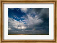 Massive Summer Cloud Formations Over Wheat Fields Fine Art Print