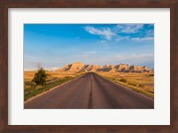 Road Through The Badlands National Park, South Dakota Fine Art Print