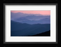 Great Smoky Mountains National Park  Ridges At Sunset Fine Art Print