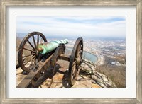 Cannon Perched On Lookout Mountain, Tennessee Fine Art Print