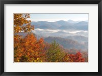 Morning Light Fog Viewed From Foothills Parkway Fine Art Print