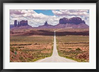 Road Through Monument Valley Fine Art Print