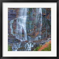 Rainbow View Of Bridal Veil Falls, Utah Fine Art Print