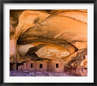 Fallen Roof Ruin In Road Canyon, Utah Fine Art Print