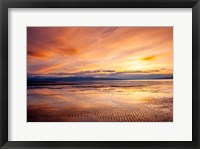 Sunset Over The Great Salt Lake, Utah Fine Art Print