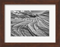 Second Wave Zion National Park Kanab, Utah (BW) Fine Art Print