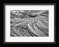 Second Wave Zion National Park Kanab, Utah (BW) Fine Art Print