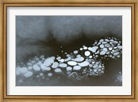 Abstract Design Formed By Frozen Ice Bubbles Fine Art Print