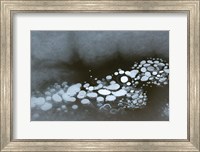 Abstract Design Formed By Frozen Ice Bubbles Fine Art Print