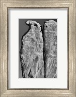 Penguins Rock Formation, Utah (BW) Fine Art Print