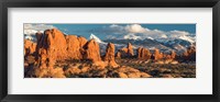 Red Rock Formations Of Windows Section, Arches National Park Fine Art Print