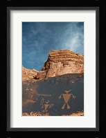 Duck Headed Man Petroglyph, Cedar Mesa, Utah Fine Art Print