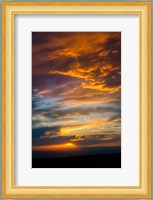 Sunset From The Colorado Plateau, Utah Fine Art Print