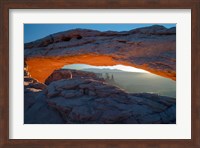 Overlook Vista Through Mesa Arch, Utah Fine Art Print