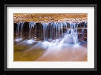 Cascade Along The Left Fork Of North Creek, Zion National Park, Utah Fine Art Print