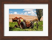 Tractor Used For Fence Building, Washington Fine Art Print