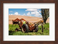 Tractor Used For Fence Building, Washington Fine Art Print