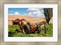 Tractor Used For Fence Building, Washington Fine Art Print