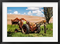 Tractor Used For Fence Building, Washington Fine Art Print